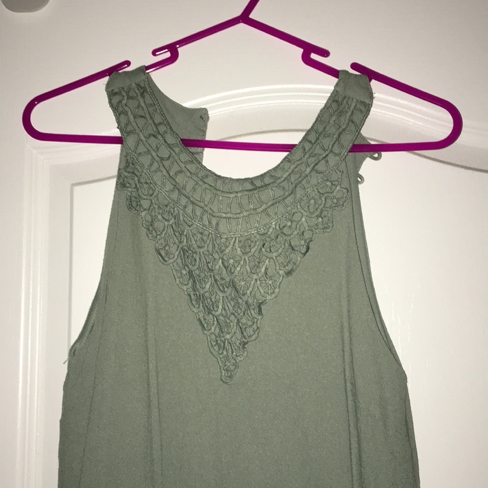 olive green dress